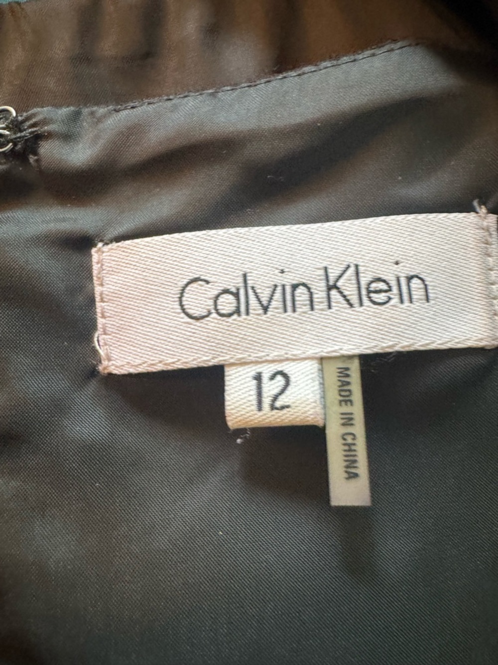 Calvin Klein Black Midi Shift Dress with Cropped Bolero - Picture 7 of 10